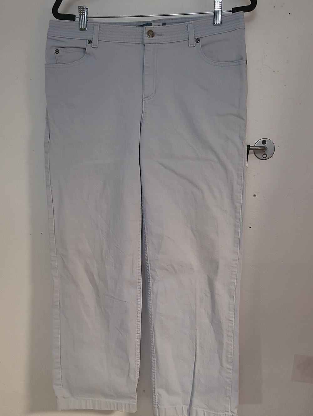 Liz Claiborne Pale Blue Straight-Leg Jeans